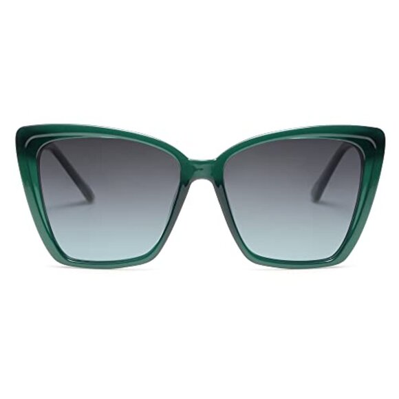 Oversized Square Cat Eye Sunglasses Polarized UV Protection Retro main image 6